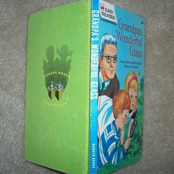 4pc Vintage Kids Books Easy Readers I Wish I had a Pony Grampa's Wonderful Glass - Picture 12 of 12